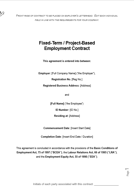 Employment Contracts &amp; Onboarding