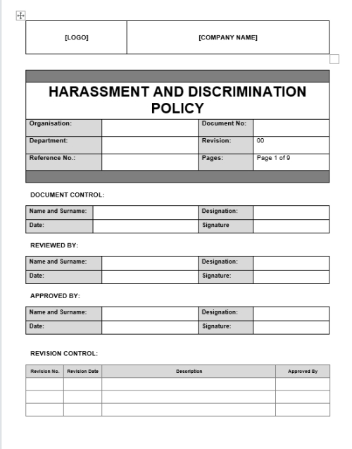 Policies &amp; Procedures