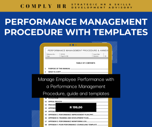 Performance Management Procedure with Templates