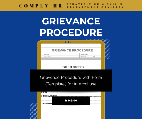 Grievance Procedure Template